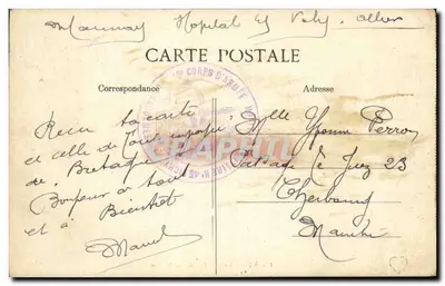 Vichy — Em direção ao Poço das Fontes — B.D. editor — Verso