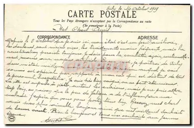 Vichy — Źródło Dubois — Kawiarnia 'Reine de l'Estomac' — G.D. — Rewers