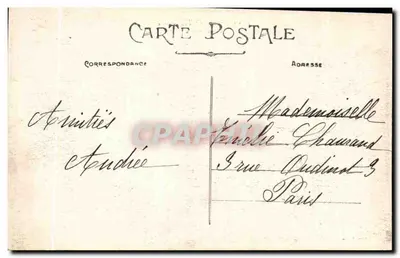 Vichy — Alamedas cobertas — Edição L. O. n°53 — Verso