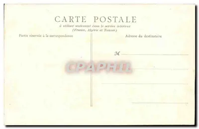 Moulin - Abside da Catedral - Place François-Péron — B. F., Paris — Verso