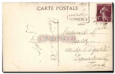 Nériès-les-Bains (Allier) — Grobowiec M. de Coutiné, Rycerza Malty — wydawca nieznany, n°4 — Rewers