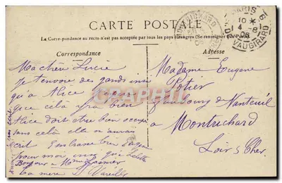 Zamek Maulmont — Okolice Vichy — H. Forest — Paryż — Rewers