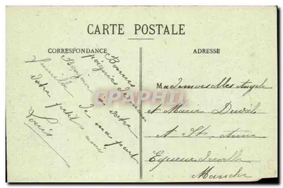 Arredores de VICHY — Castelo de Bourbon-Busset (século XIV) — Fachada Sudeste — Verso