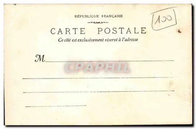 Vichy - Pavilhão Sévigné — vista do edifício e de seu jardim — L. R. Vichy, n°50 — Verso