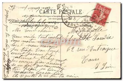 Vichy — Widok Parku — wydawca L.L. — Rewers