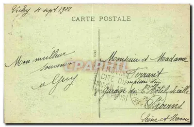 Vichy - Le Casino — wydawca Idéal, n° 309 — Rewers