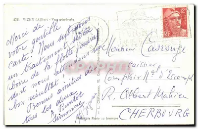 Vichy (Allier) — Ogólny widok — Elcée — Rewers