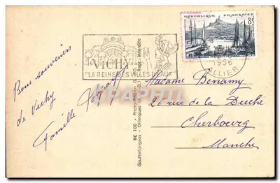 Vichy — Źródło Chomel — Gd'O — Rewers