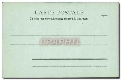 A Porta de Entrada — Castelo de Busset, Allier — R. & J. D. 19189 bnh — Verso