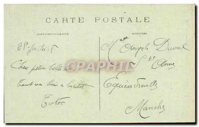Moulin — Pomnik Weteranów 1870 — Wyd. Mathieu — Rewers