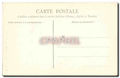 Drzwi zamku Busset, blisko Vichy — wydawca Nogon, Aditeur, Lapallière — Rewers