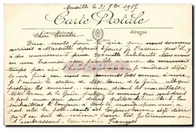 Marseille — Notre-Dame de la Garde — LL. — n°8 — Verso
