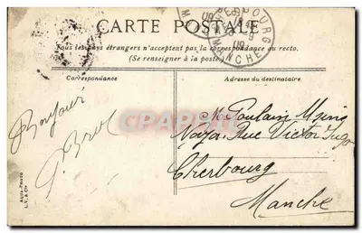Marselha. A Place aux huiles — L.V. & Cie, n°58 — Verso