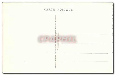 Marseille - Place Jules Guesde i Arc de Triomphe — Wydawnictwo Gandini, nr 30 — Rewers
