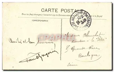 Marseille - La Corniche et les Îles — Wydawnictwo Jhou les Séreries, nr 102 — Rewers