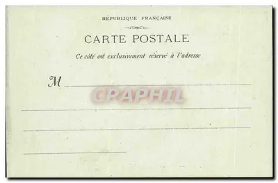 Marseille : O Parque Borelly — visão do castelo e do jardim com carruagem — G. M. — 65 — Verso