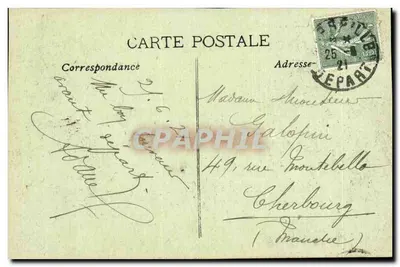Marseille — Château du Pharo — vue du port avec voiliers — Verso