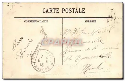 Marsella — La Torre de la Désirade — Salida de un Correo de China — LL. — N° 117 — Reverso