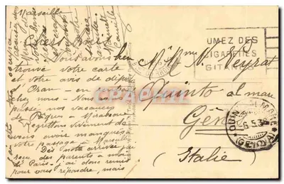 Marseille - Widok Katedry i Fortu Świętego Jana — Tardy n°45 — Rewers