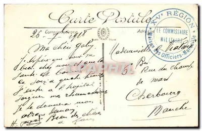 Marselha — A Rua La Cannebière — LL. — n°45 — Verso