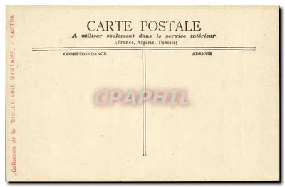 Marselha - Mercado das Flores — editor Staerck, Paris — Verso