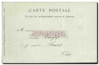 Marseille — The Pharo Castle, view taken from the Entrance of the Old Port — Collections ND Phot, n°63 — Back