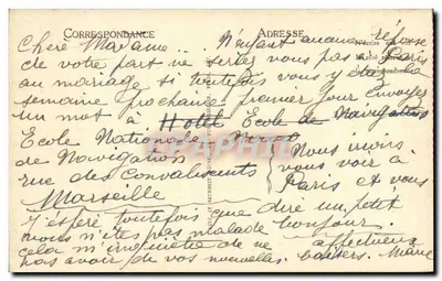 Marseille - La Corniche, Le Prophète et La Réserve - LL — Verso