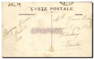 Marselha — La Cannebière — Editor anônimo, n°8 — Verso