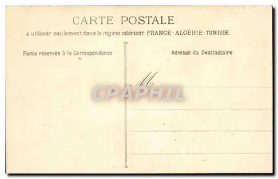 Marselha - A Cannebière — vista da rua Thubaneau com trem elétrico — editor Philippe E. Lacourt, n°8 — Verso
