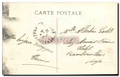 Marselha — A La Cannebière — L. M. — Verso