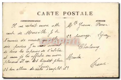 Marseille - A Prefeitura - n°6 — Verso