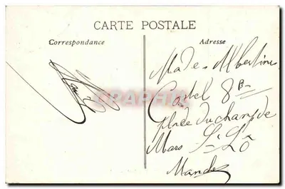 Zamek If (Strona Wschodnia) — Marsylia — Wydawca EL. — Rewers