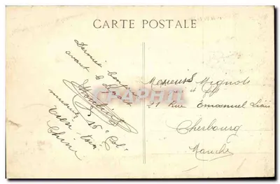 MARSEILLE - Quai de la Fraternité — widok portu i ulicy z tramwajem — wydawca nie widoczny — Rewers