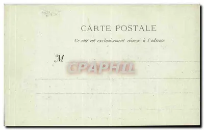 Marseille : A Forte de São João — editor G. M. 72 — Verso