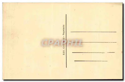 Tarascon — Túmulo de Santa Marthe — Editor Courthand, n° 10012 — Verso
