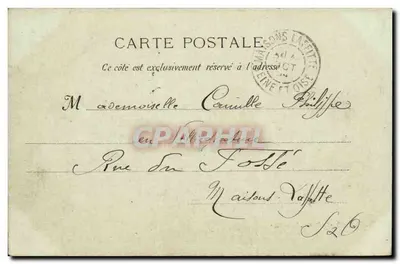Marseille — O Forte Alto St-Nicolas — editor anônimo, n° 268 — Verso