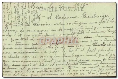 Marsiglia - L'Istituto Pasteur e il Forte Saint-Jean — C.M. — Verso
