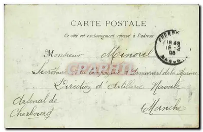 Marselha - O Castelo de If (Prisão do Abade Faria) — Boni Louhault, L.P. 26 — Verso