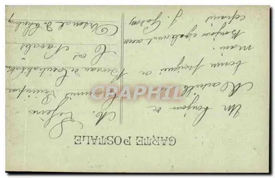 Marseille - Rue Noailles — widok ulicy z tramwajem i koniami — wydawca P. Gas — Rewers