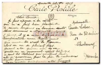 Marselha — A Praça de Aix e o Arco do Triunfo (Monumento erguido às Glórias da Primeira República e do Império) — n°22 — Verso