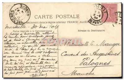 Marseille — Zamek If — Phototyp. E. Lacour — n°64 — Rewers
