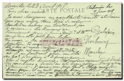 Marselha - O Palácio de Justiça - C.M. — Verso