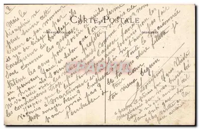 Marseille - Fontanna Cantini - Widok na Morze - I.P. — Rewers