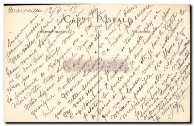 Marseille - A Fonte Cantini - O Ródano - I.P. — Verso