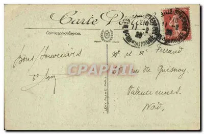 Marselha — Nossa Senhora da Guarda — XX — 25 — Verso
