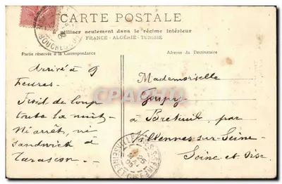 Mulher com traje tradicional marseillês — Tipo Marseillais - 366 — E. Lacour, 19, rue Thubaneau — Verso