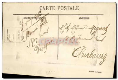La Ciotat — vue aérienne du port et des installations — Album Souvenir, éditeur non visible — Verso