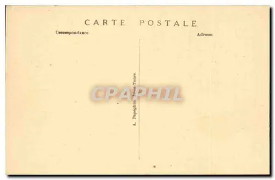 Malmaison (S.-et-O.) — Quarto, Mobiliário e Lembranças da Rainha Hortense — A.P. — Verso
