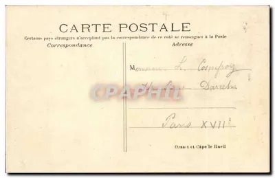 RUEIL — La Route du Bois de Saint-Cucufa — n°103 — Verso