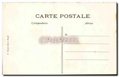 Quarto da Imperatriz Joséphine no Castelo de La Malmaison (Rueil) — edição Osart — Verso